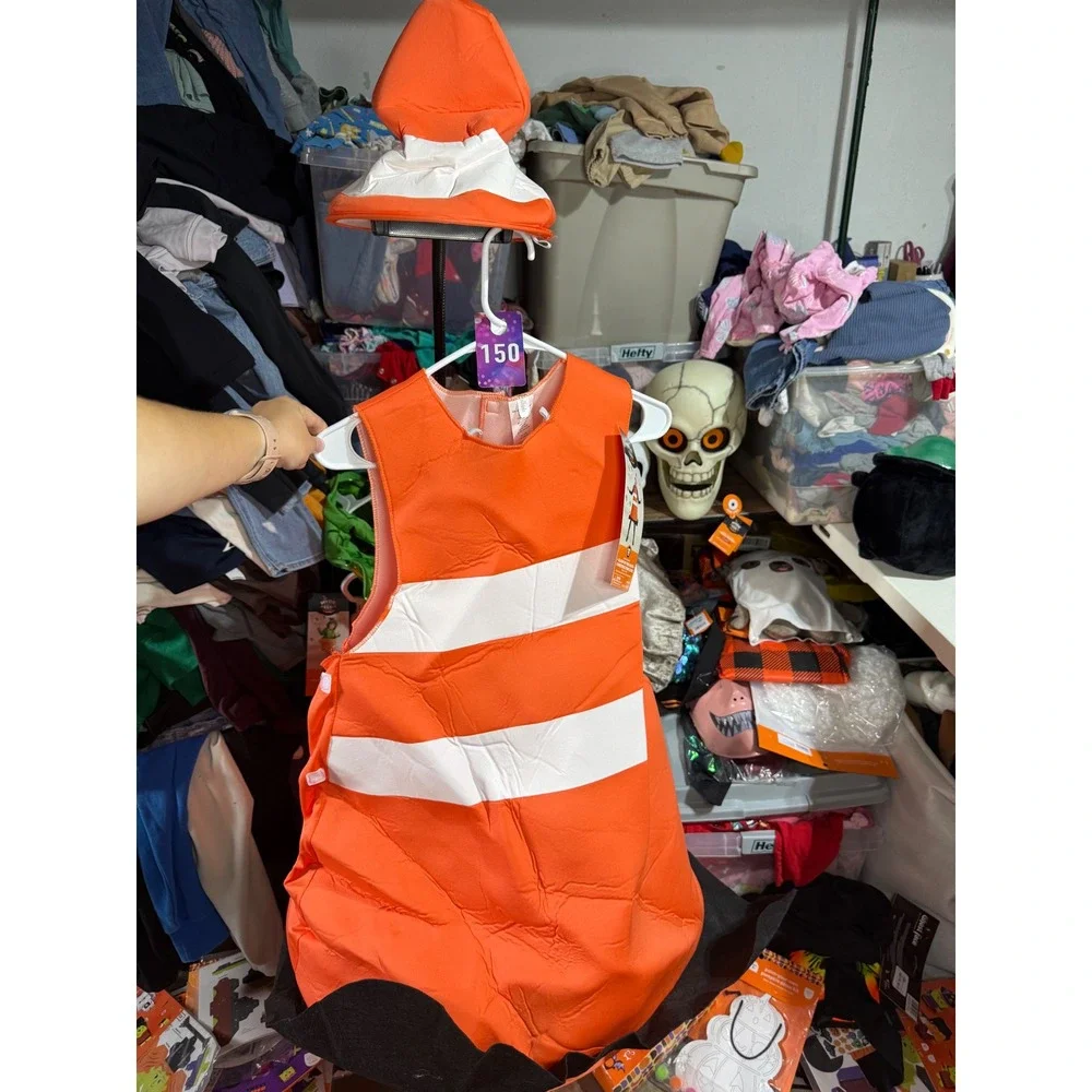 Hyde & Eek glow in the dark construction cone costume